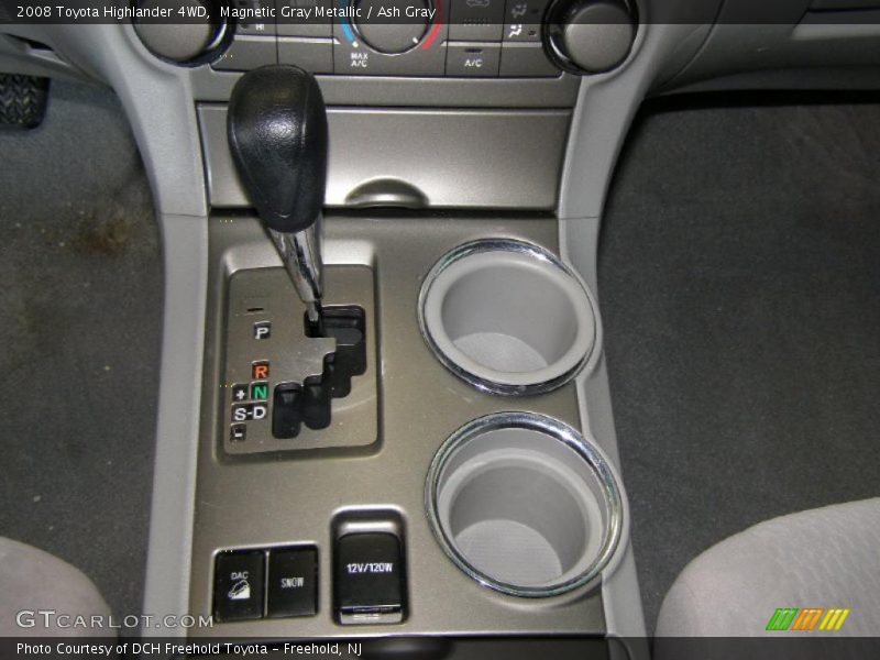 Magnetic Gray Metallic / Ash Gray 2008 Toyota Highlander 4WD