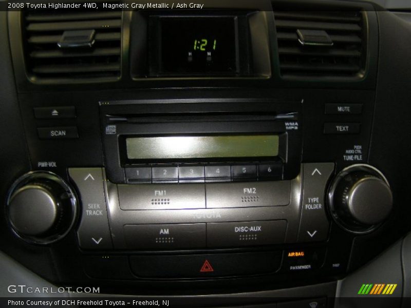 Magnetic Gray Metallic / Ash Gray 2008 Toyota Highlander 4WD