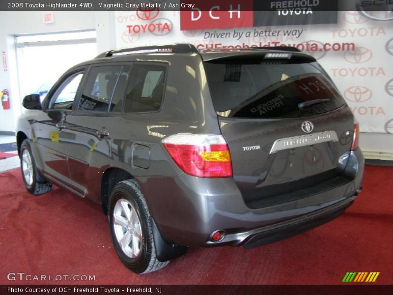 Magnetic Gray Metallic / Ash Gray 2008 Toyota Highlander 4WD