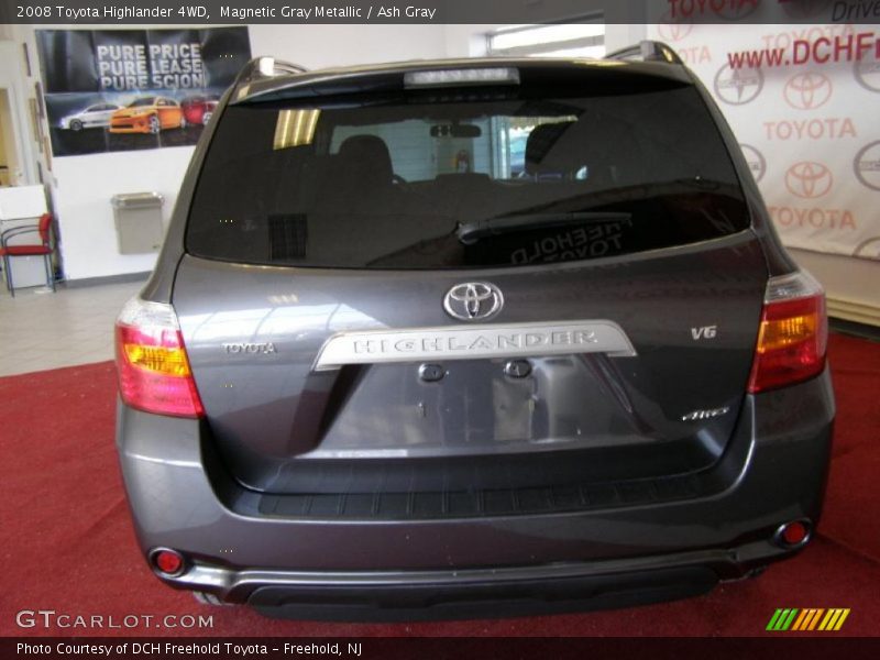 Magnetic Gray Metallic / Ash Gray 2008 Toyota Highlander 4WD