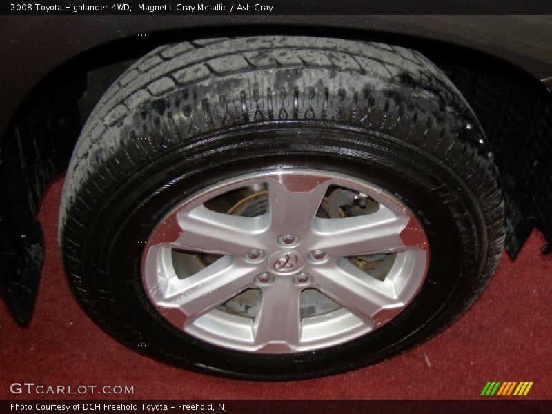 Magnetic Gray Metallic / Ash Gray 2008 Toyota Highlander 4WD