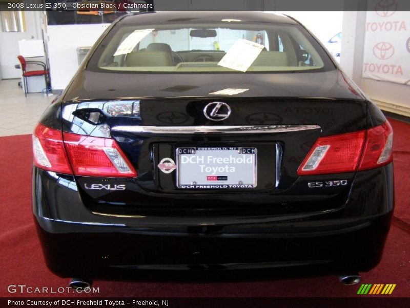 Obsidian Black / Cashmere 2008 Lexus ES 350