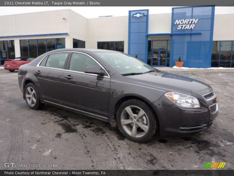 Taupe Gray Metallic / Ebony 2011 Chevrolet Malibu LT
