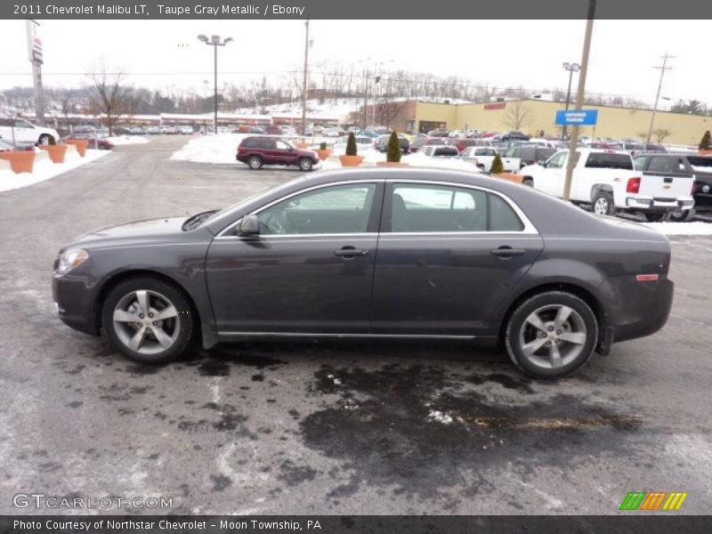 Taupe Gray Metallic / Ebony 2011 Chevrolet Malibu LT