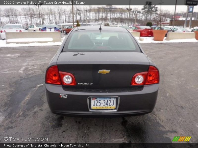 Taupe Gray Metallic / Ebony 2011 Chevrolet Malibu LT