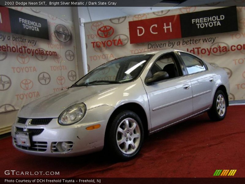 Bright Silver Metallic / Dark Slate Gray 2003 Dodge Neon SXT