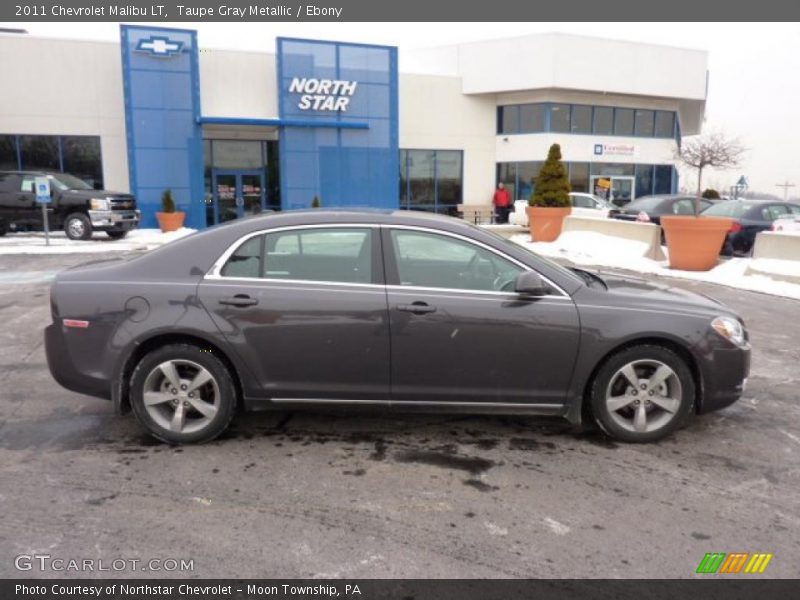 Taupe Gray Metallic / Ebony 2011 Chevrolet Malibu LT