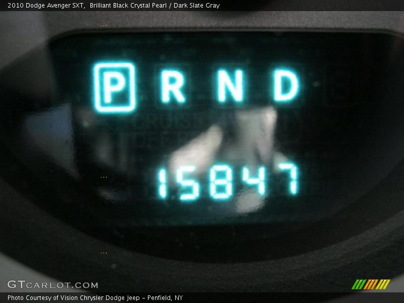 Brilliant Black Crystal Pearl / Dark Slate Gray 2010 Dodge Avenger SXT