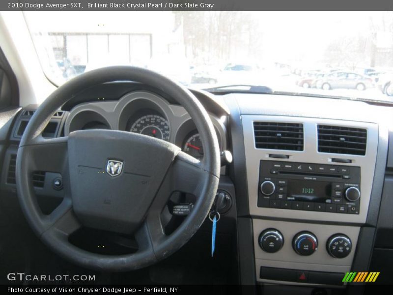 Brilliant Black Crystal Pearl / Dark Slate Gray 2010 Dodge Avenger SXT