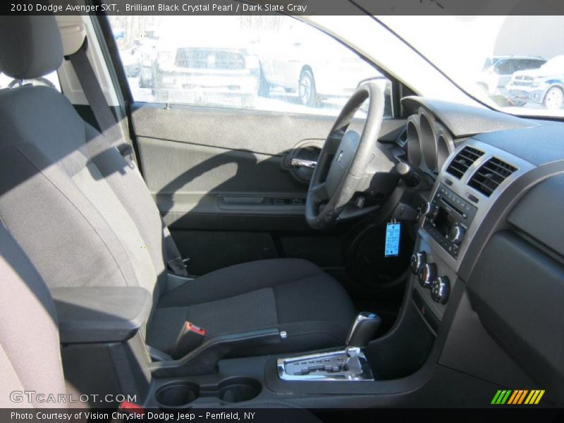 Brilliant Black Crystal Pearl / Dark Slate Gray 2010 Dodge Avenger SXT