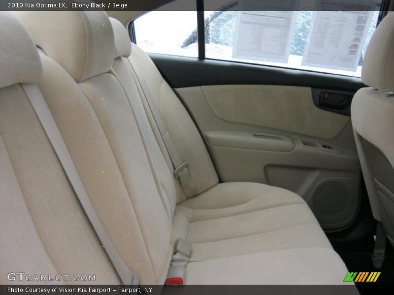 Ebony Black / Beige 2010 Kia Optima LX