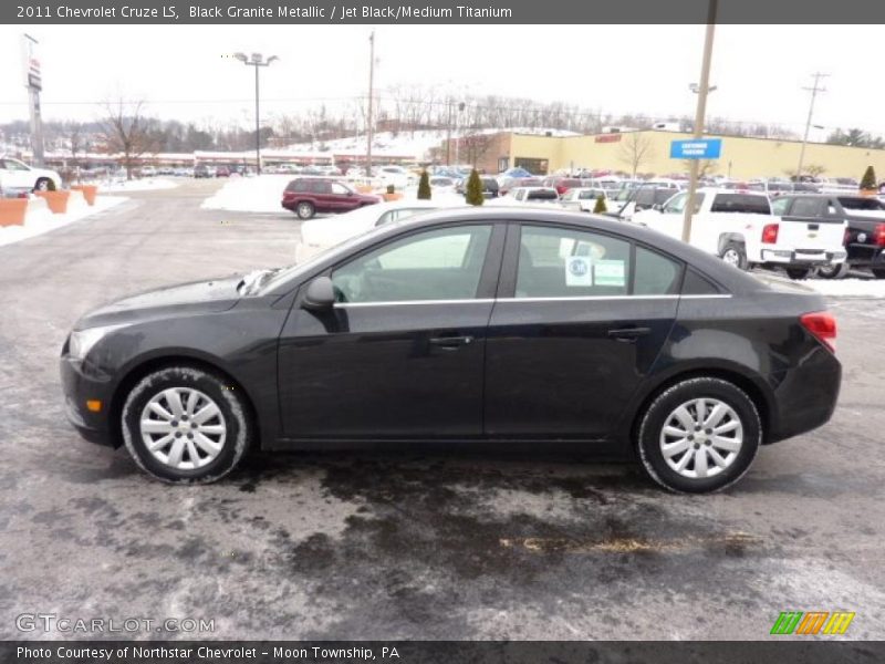 Black Granite Metallic / Jet Black/Medium Titanium 2011 Chevrolet Cruze LS