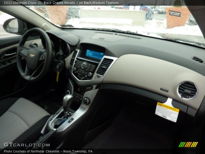 Black Granite Metallic / Jet Black/Medium Titanium 2011 Chevrolet Cruze LS