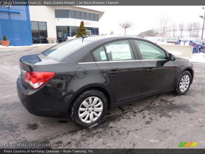 Black Granite Metallic / Jet Black/Medium Titanium 2011 Chevrolet Cruze LS
