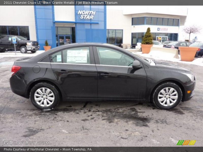 Black Granite Metallic / Jet Black/Medium Titanium 2011 Chevrolet Cruze LS