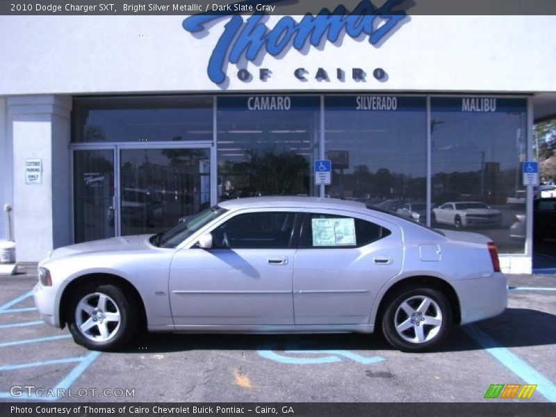 Bright Silver Metallic / Dark Slate Gray 2010 Dodge Charger SXT