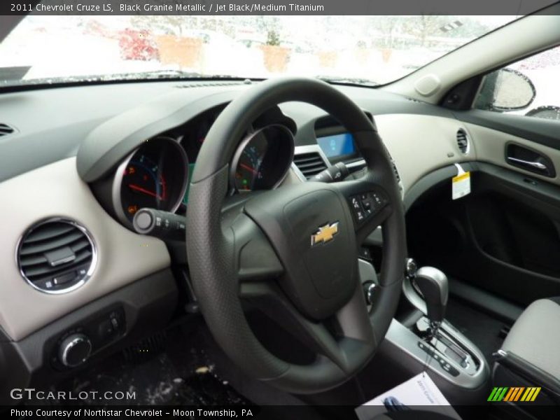 Black Granite Metallic / Jet Black/Medium Titanium 2011 Chevrolet Cruze LS