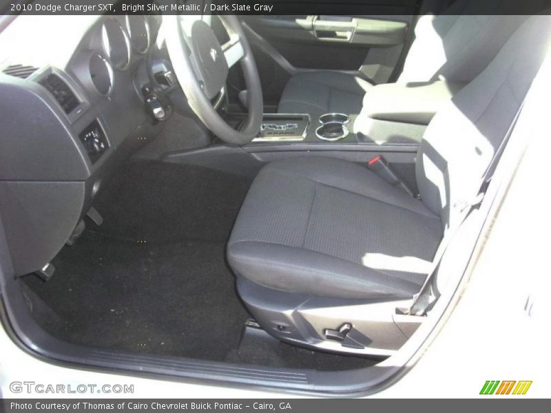 Bright Silver Metallic / Dark Slate Gray 2010 Dodge Charger SXT