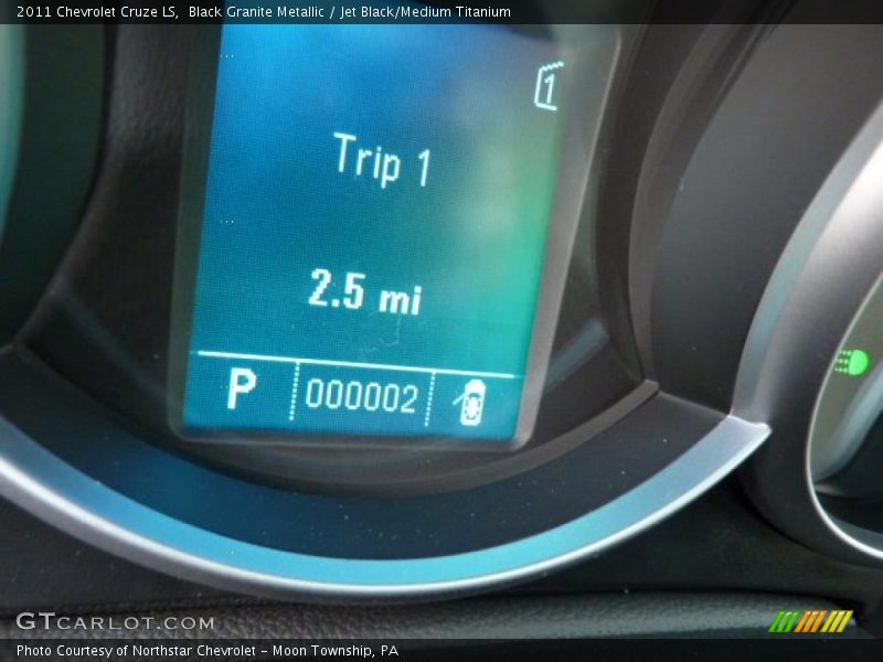Black Granite Metallic / Jet Black/Medium Titanium 2011 Chevrolet Cruze LS
