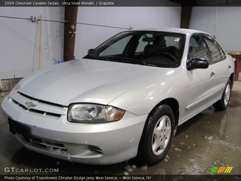 Ultra Silver Metallic / Graphite 2004 Chevrolet Cavalier Sedan