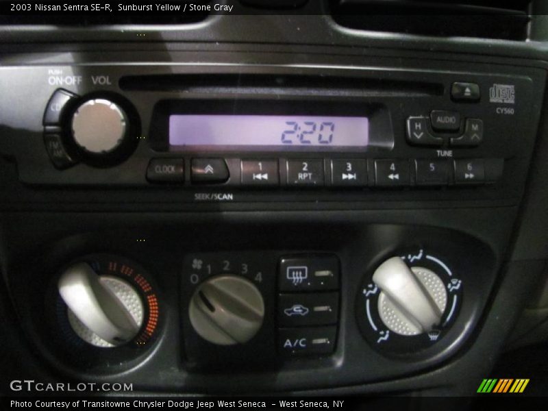 Controls of 2003 Sentra SE-R