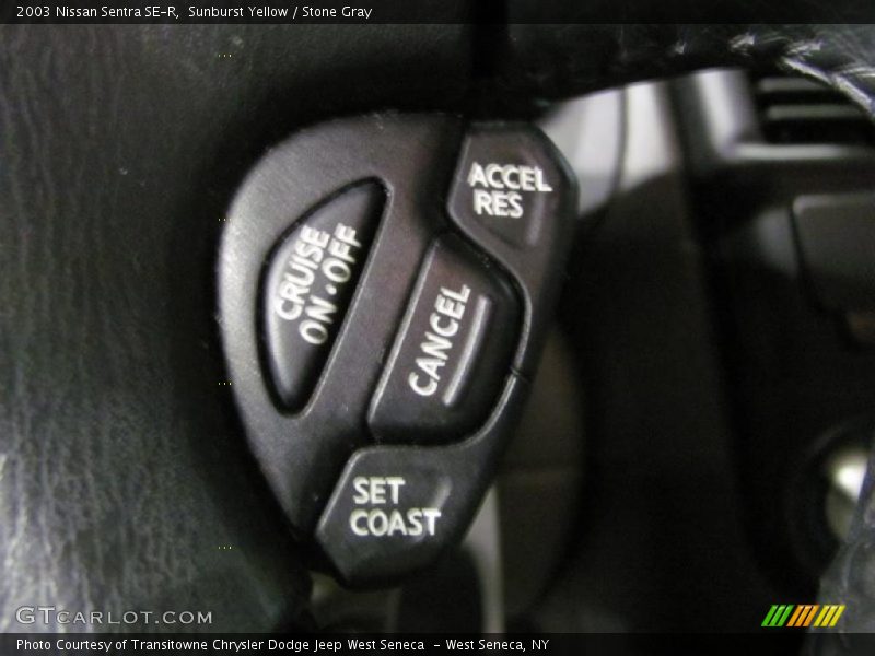 Sunburst Yellow / Stone Gray 2003 Nissan Sentra SE-R