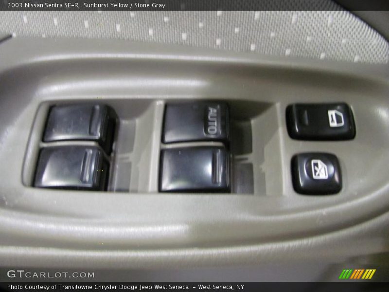 Sunburst Yellow / Stone Gray 2003 Nissan Sentra SE-R