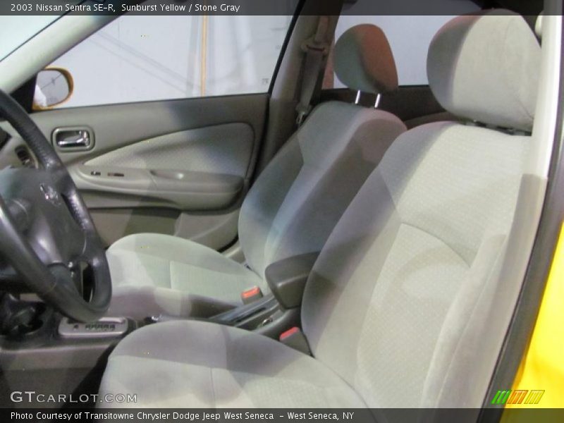 Sunburst Yellow / Stone Gray 2003 Nissan Sentra SE-R