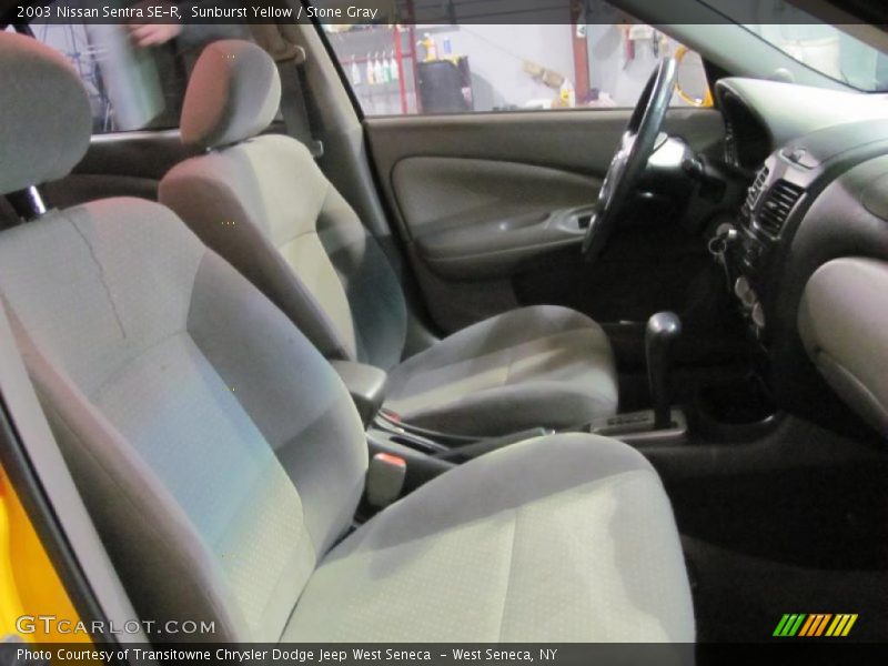 Sunburst Yellow / Stone Gray 2003 Nissan Sentra SE-R