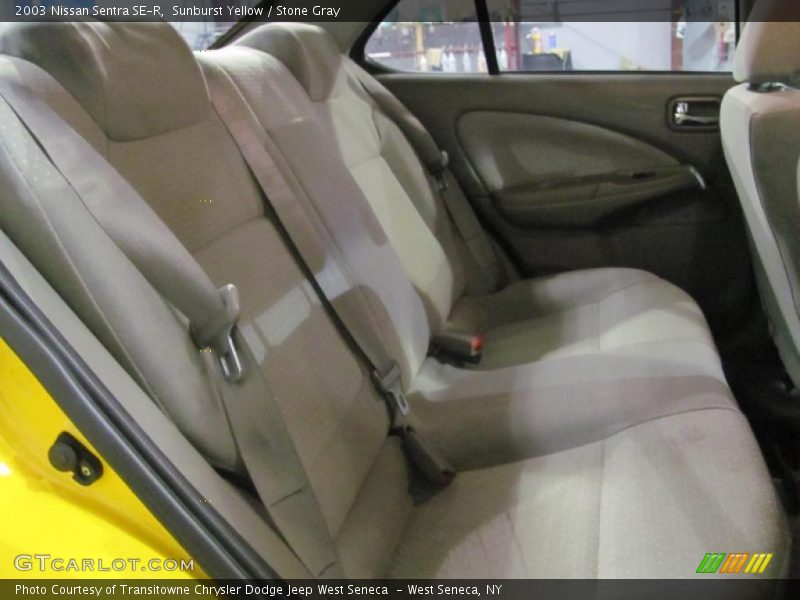 Sunburst Yellow / Stone Gray 2003 Nissan Sentra SE-R