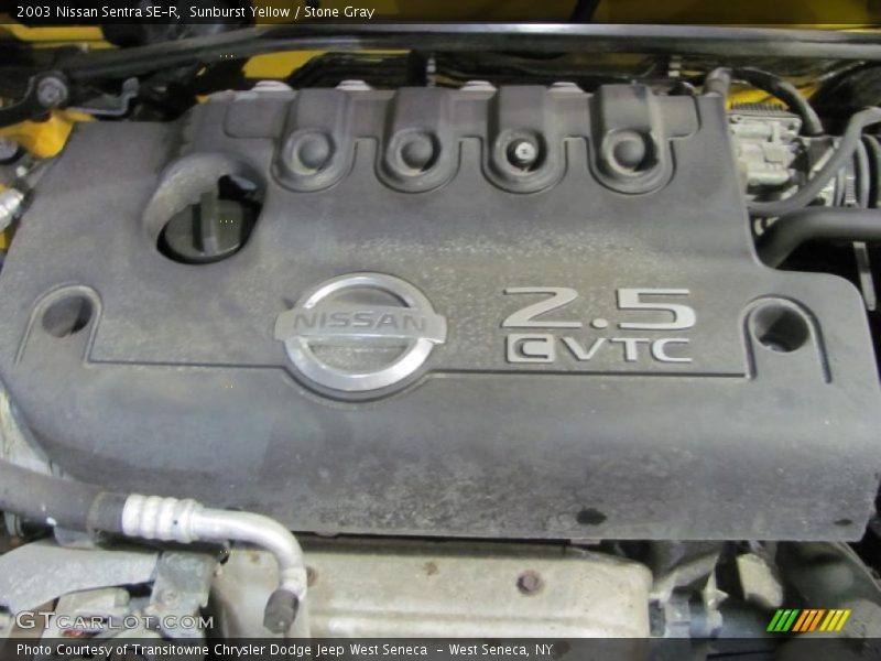  2003 Sentra SE-R Engine - 2.5 Liter DOHC 16-Valve CVTC 4 Cylinder
