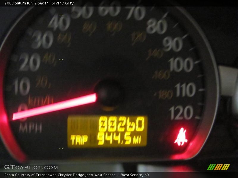 Silver / Gray 2003 Saturn ION 2 Sedan