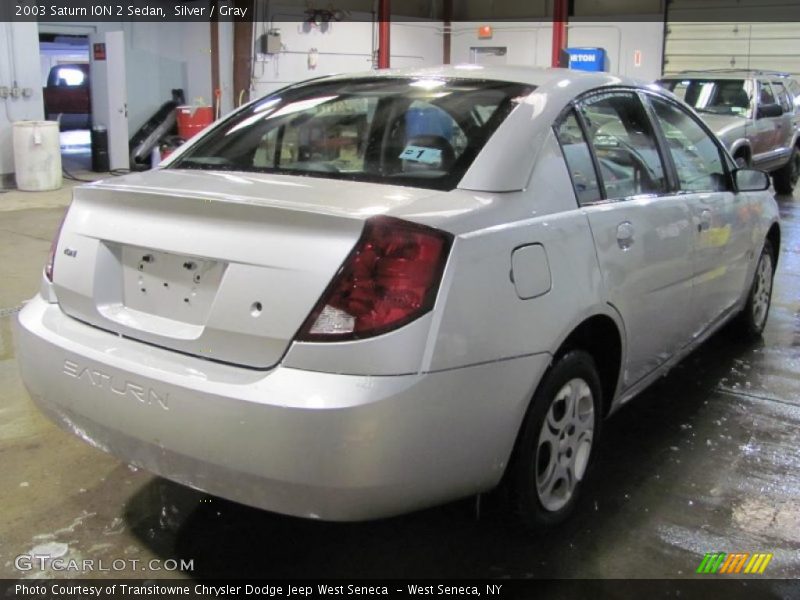Silver / Gray 2003 Saturn ION 2 Sedan