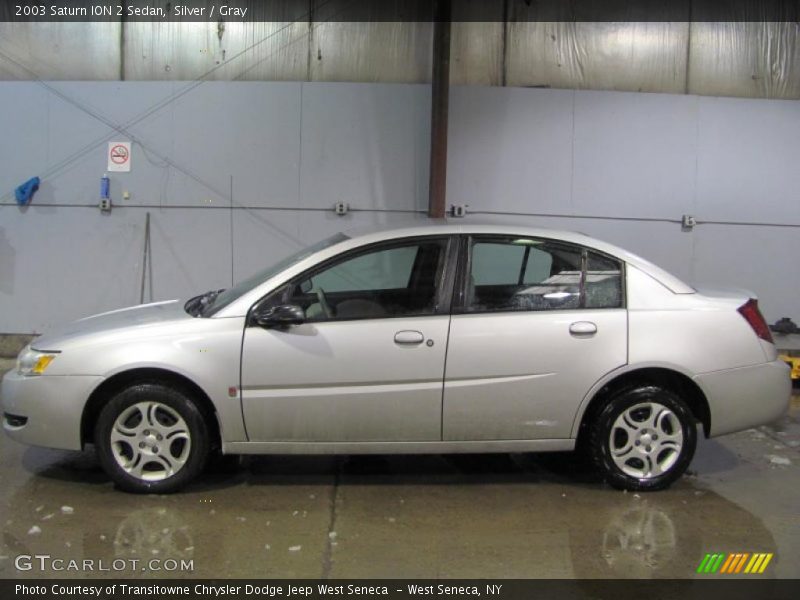 Silver / Gray 2003 Saturn ION 2 Sedan