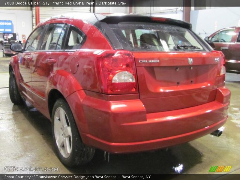 Inferno Red Crystal Pearl / Dark Slate Gray 2008 Dodge Caliber R/T