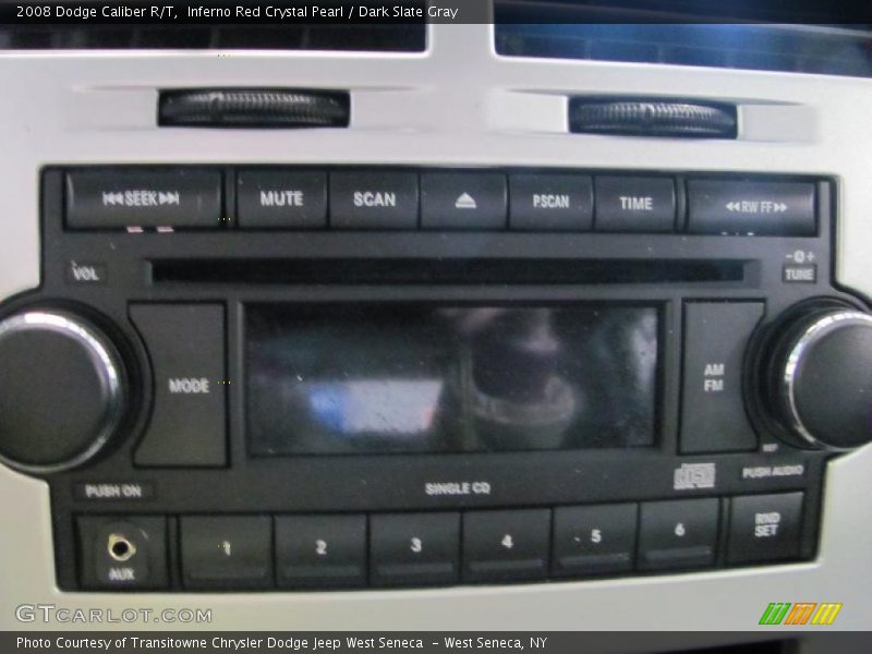 Inferno Red Crystal Pearl / Dark Slate Gray 2008 Dodge Caliber R/T