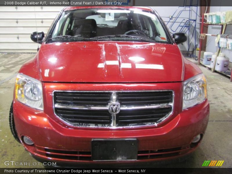 Inferno Red Crystal Pearl / Dark Slate Gray 2008 Dodge Caliber R/T