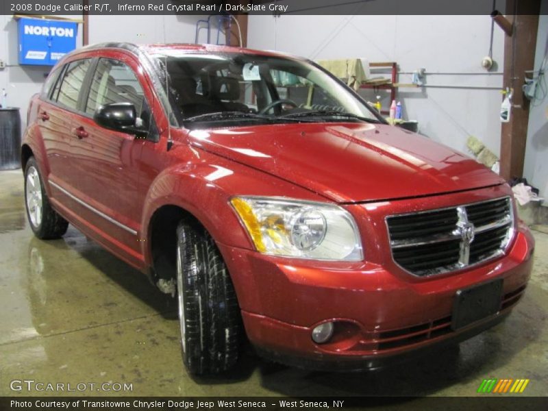 Inferno Red Crystal Pearl / Dark Slate Gray 2008 Dodge Caliber R/T
