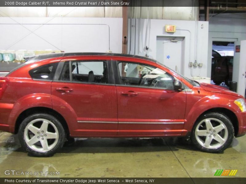 Inferno Red Crystal Pearl / Dark Slate Gray 2008 Dodge Caliber R/T