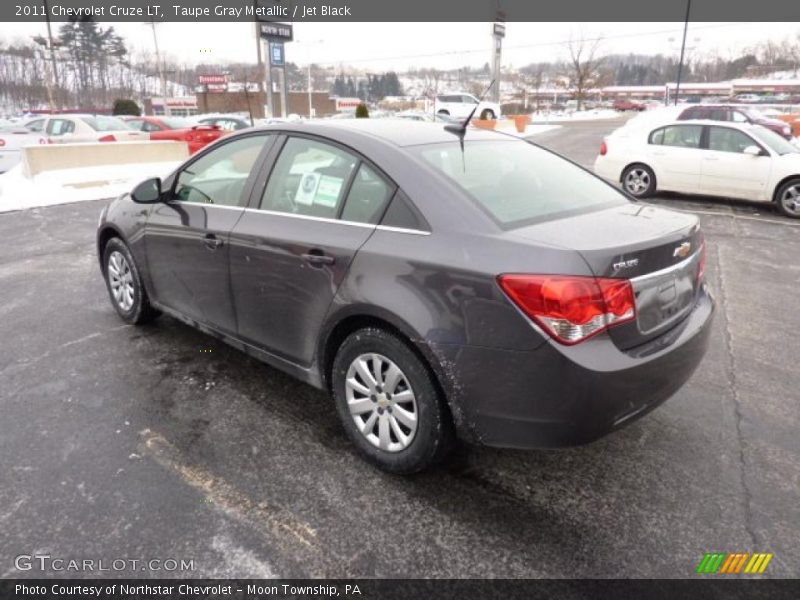 Taupe Gray Metallic / Jet Black 2011 Chevrolet Cruze LT
