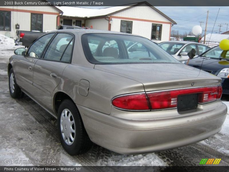 Light Sandrift Metallic / Taupe 2003 Buick Century Custom