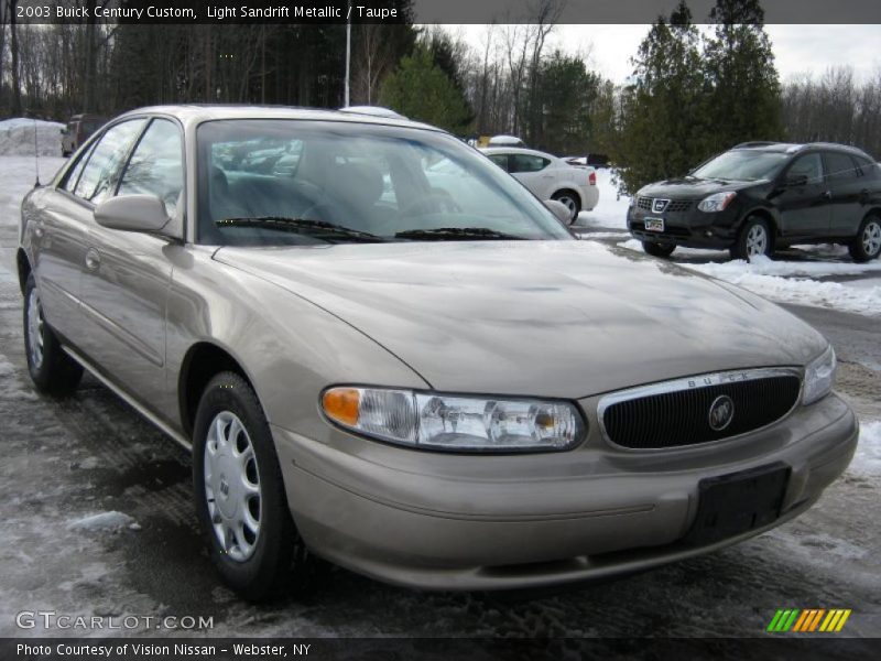 Light Sandrift Metallic / Taupe 2003 Buick Century Custom