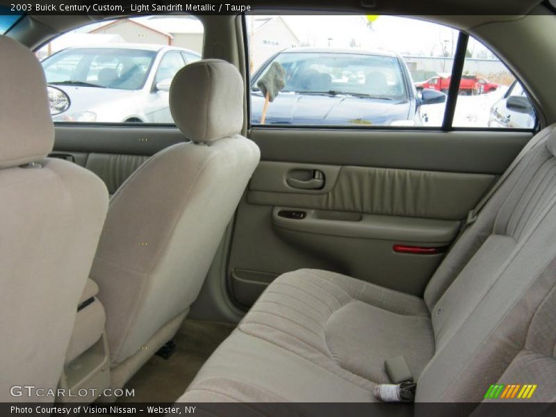 Light Sandrift Metallic / Taupe 2003 Buick Century Custom