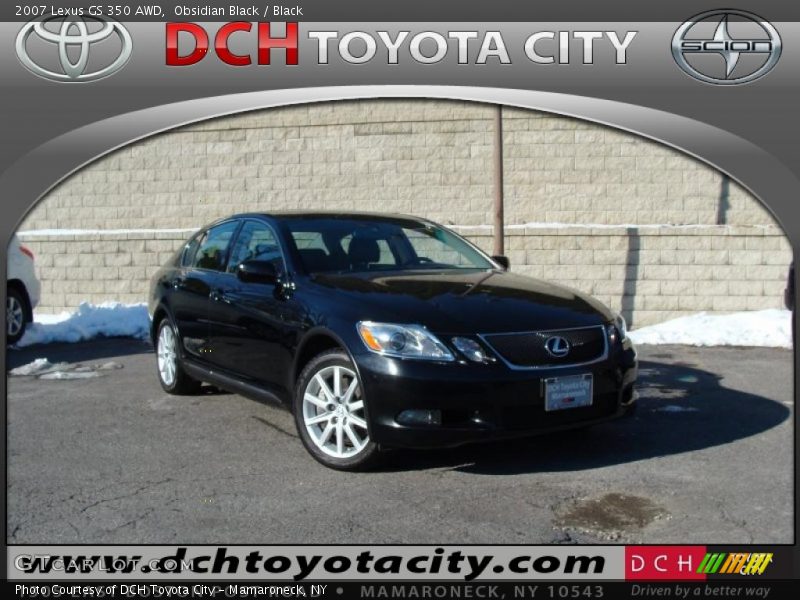 Obsidian Black / Black 2007 Lexus GS 350 AWD