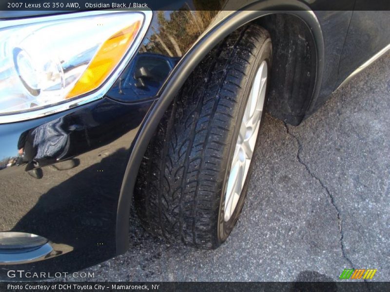 Obsidian Black / Black 2007 Lexus GS 350 AWD