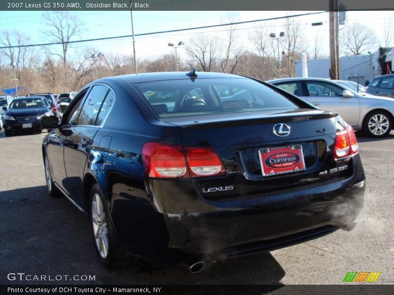 Obsidian Black / Black 2007 Lexus GS 350 AWD