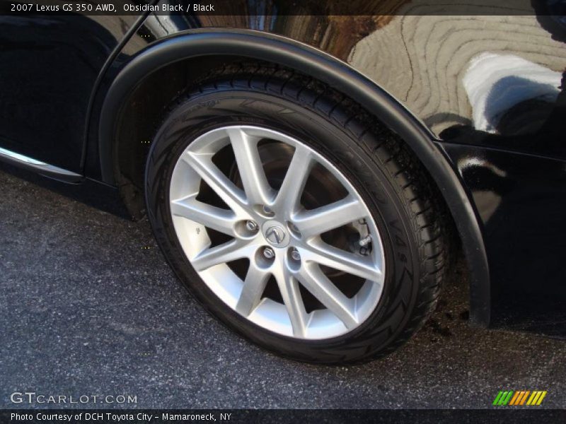Obsidian Black / Black 2007 Lexus GS 350 AWD