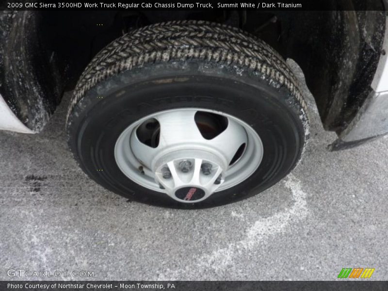  2009 Sierra 3500HD Work Truck Regular Cab Chassis Dump Truck Wheel