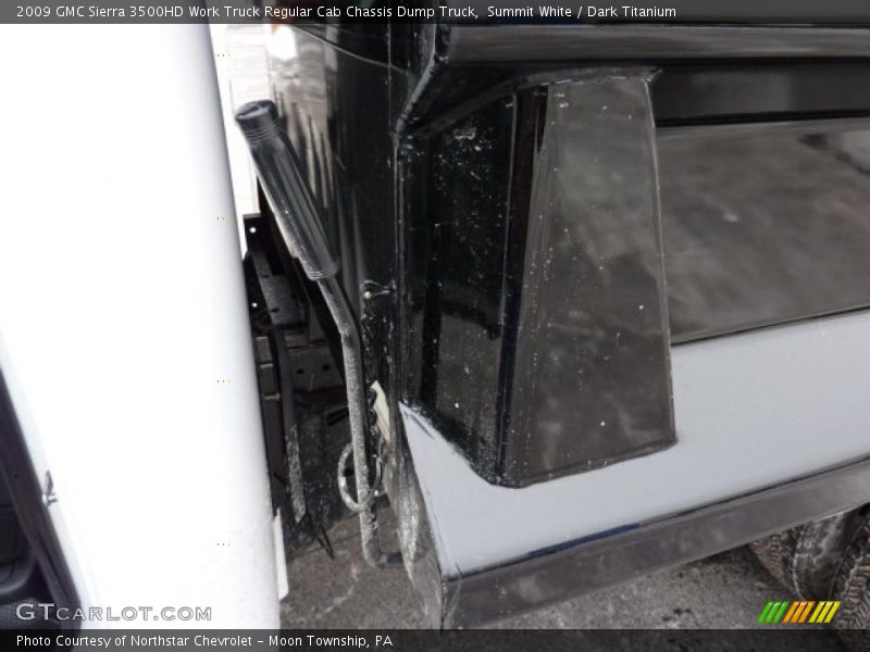 Summit White / Dark Titanium 2009 GMC Sierra 3500HD Work Truck Regular Cab Chassis Dump Truck