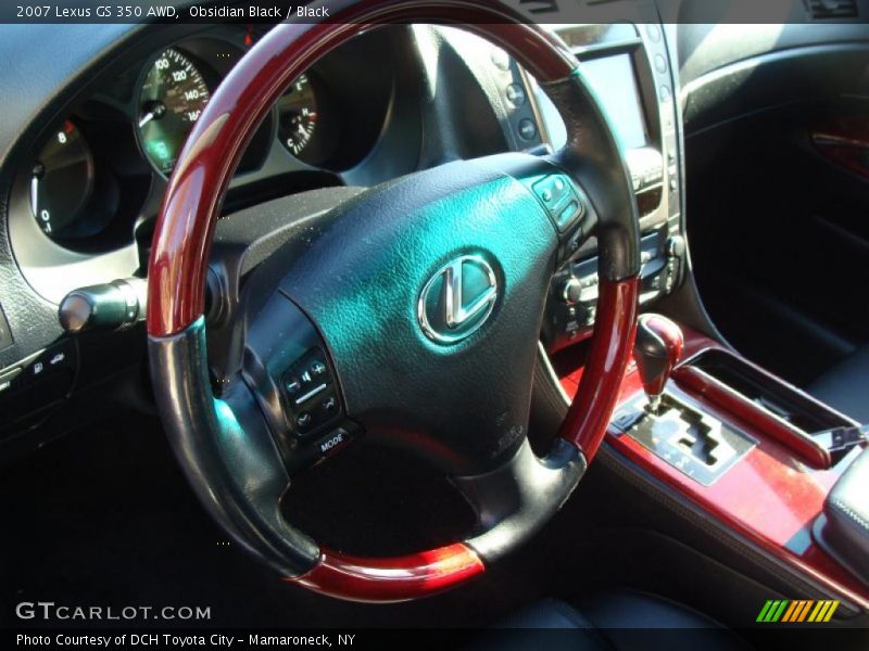 Obsidian Black / Black 2007 Lexus GS 350 AWD